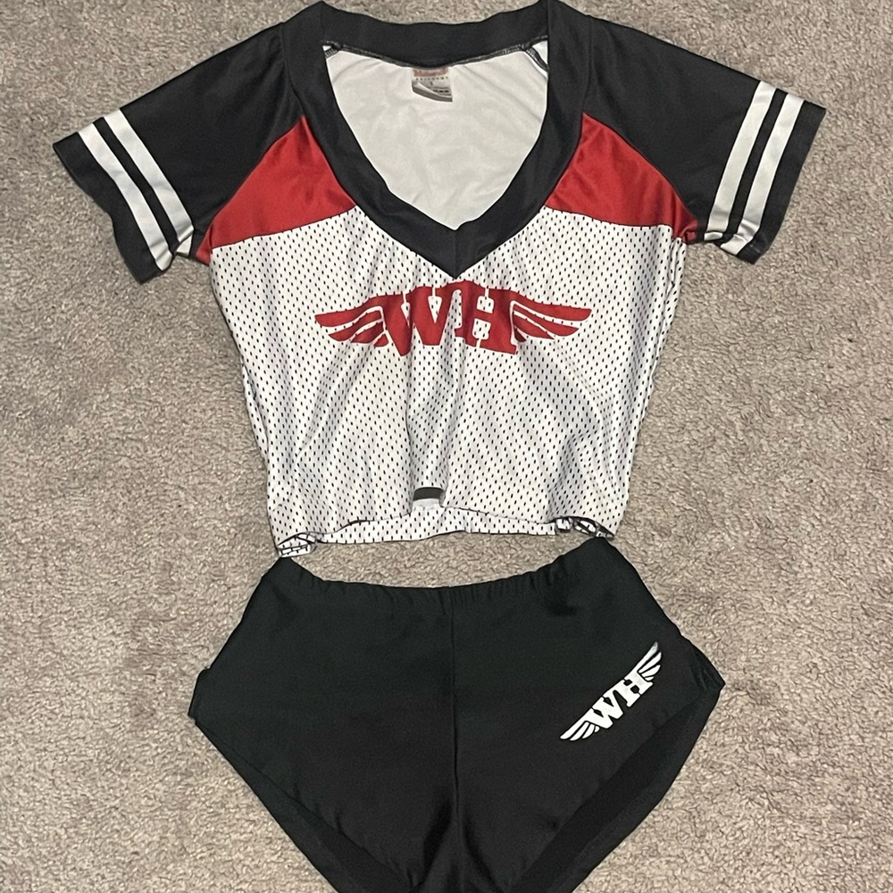 WH Red and Black Cheer Set